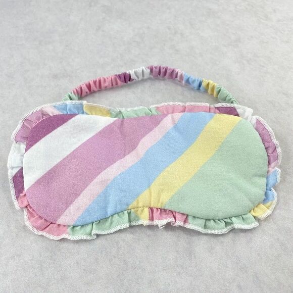 Olivia Rubin Jenny Eye Mask Pastel Multi Cotton Womens Sleep Mask One Size - Picture 2 of 6